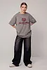 Футболка oversize с круглым вырезом