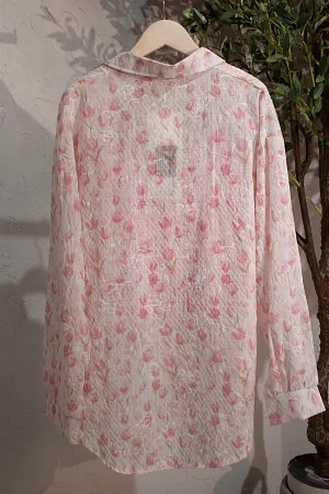 Комплект oversize рубашка и топ