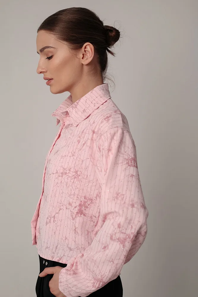 Комплект oversize рубашка и топ