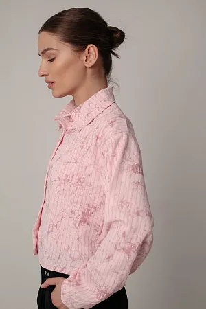 Комплект oversize рубашка и топ