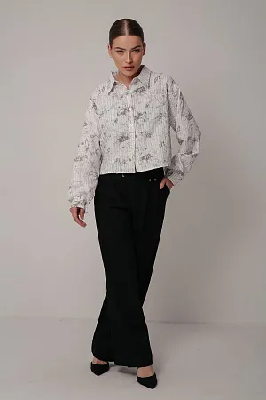 Комплект oversize рубашка и топ