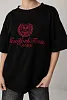 Футболка oversize с круглым вырезом