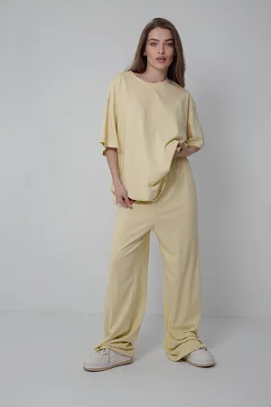 Костюм футболка и брюки oversize