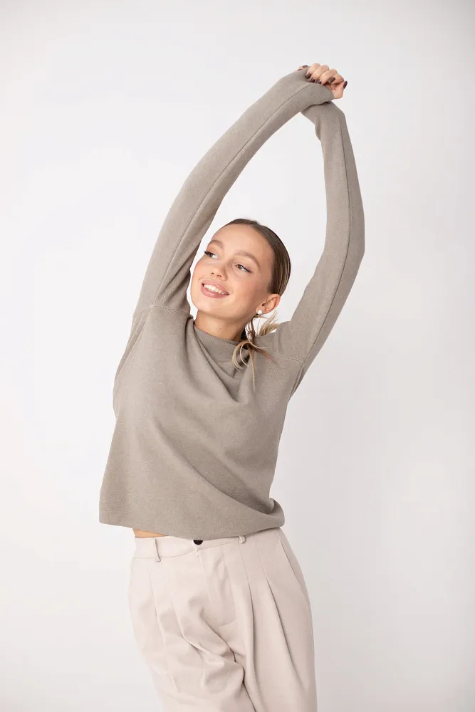 Джемпер базовый oversize