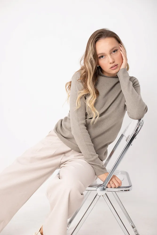 Джемпер базовый oversize