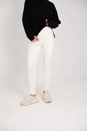 Леггинсы в рубчик oversize