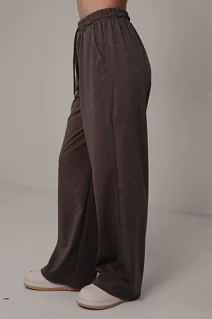 Костюм футболка и брюки oversize