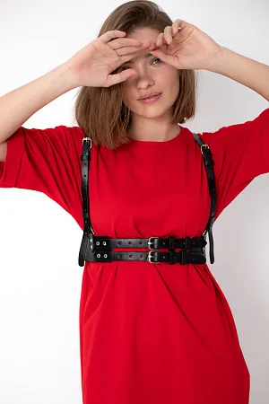 Портупея с двумя пряжками