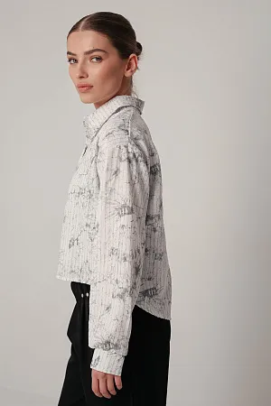 Комплект oversize рубашка и топ
