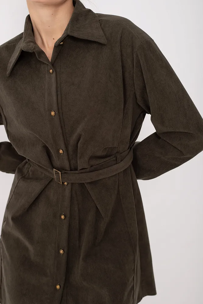 Платье с ремнем oversize