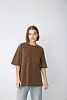 Футболка oversize свободного кроя из хлопка 