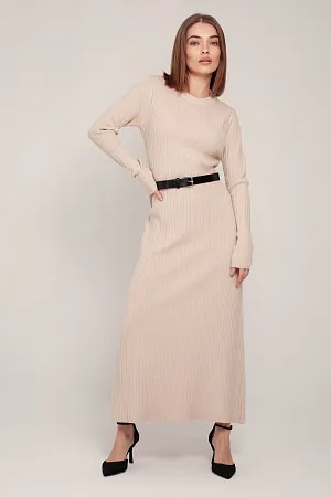 Платье oversize с ремнем