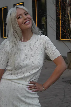 Костюм футболка и юбка oversize