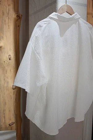 Костюм oversize рубашка, топ и брюки