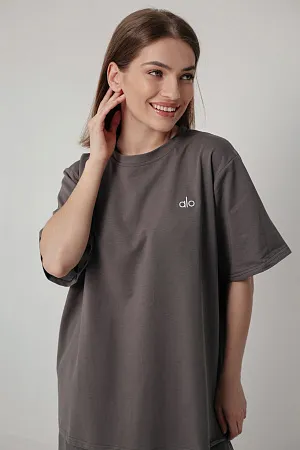 Костюм футболка и шорты oversize