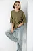 Футболка oversize свободного кроя из хлопка 