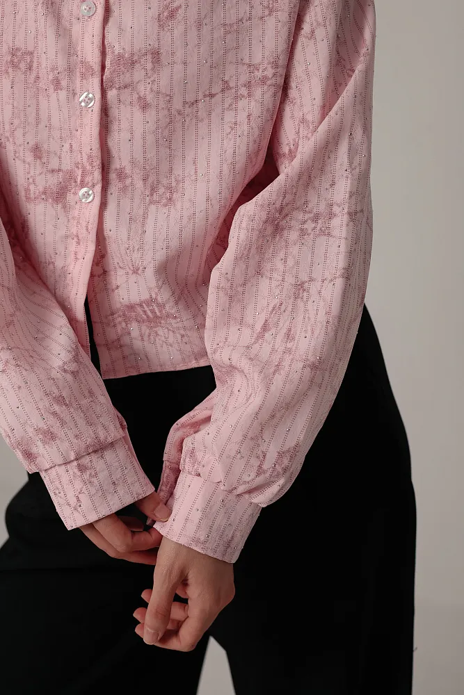 Комплект oversize рубашка и топ