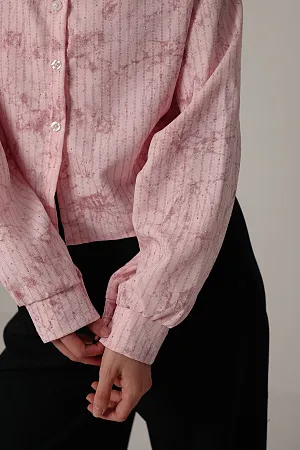 Комплект oversize рубашка и топ