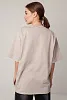 Футболка oversize с круглым вырезом