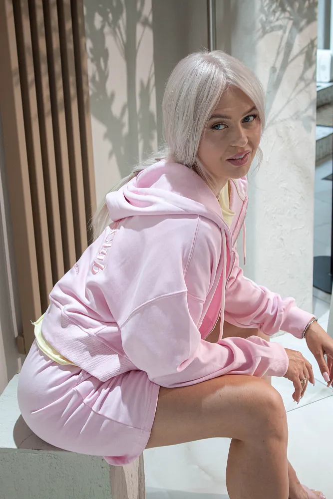 Костюм oversize свитшот и шорты