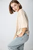Футболка oversize свободного кроя из хлопка 