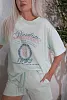 Костюм oversize футболка и шорты
