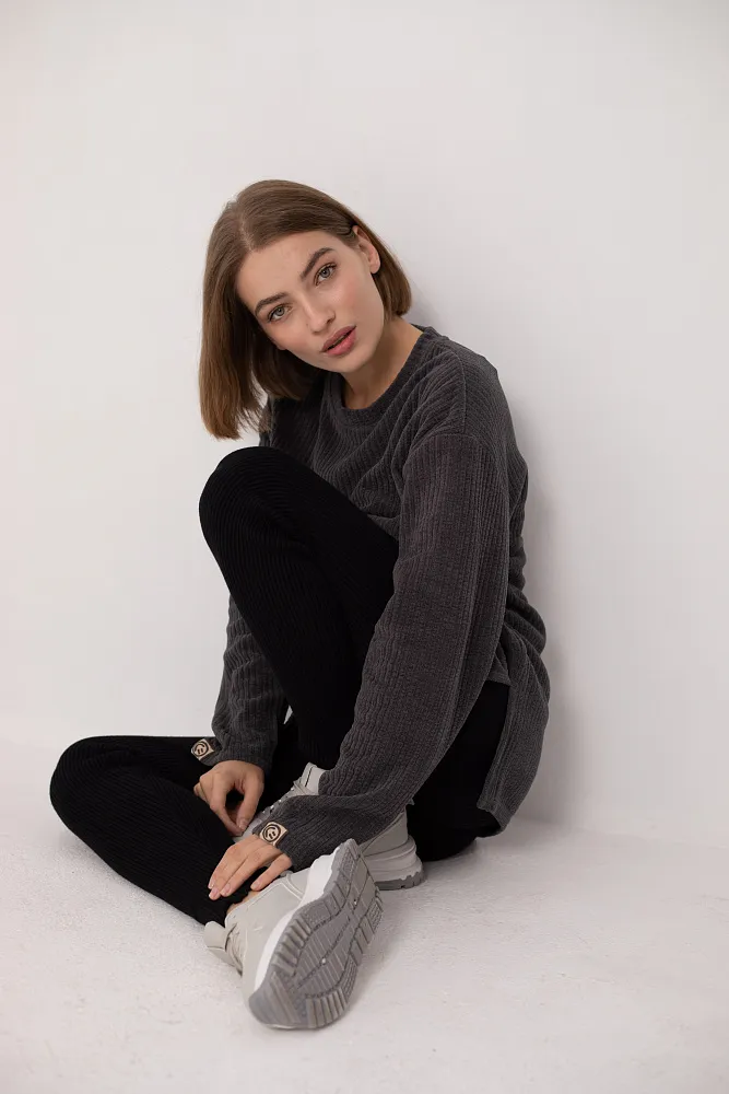 Лонгслив удлиненный oversize