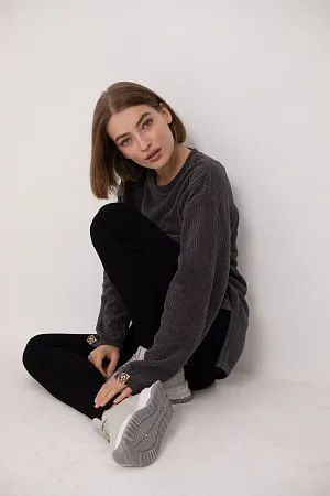 Лонгслив удлиненный oversize