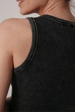 Майка oversize со стразами