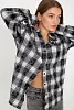 Рубашка в клетку oversize