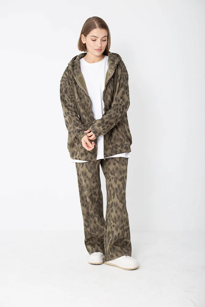 Худи oversize на молнии