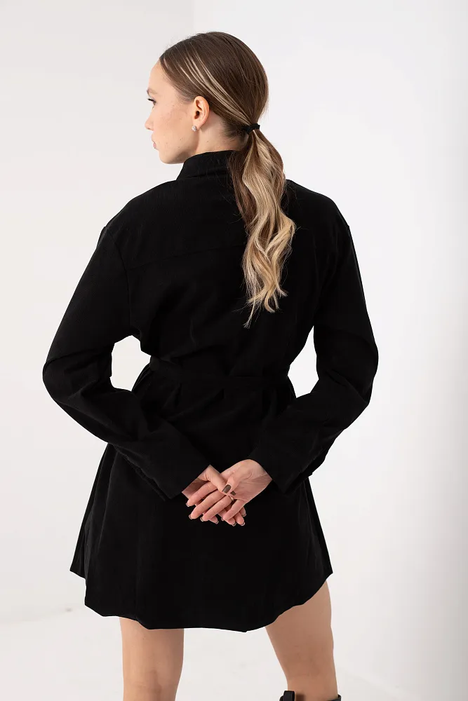 Платье с ремнем oversize