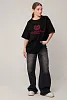 Футболка oversize с круглым вырезом