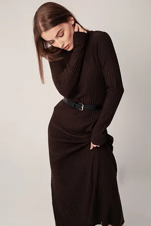 Платье oversize с ремнем