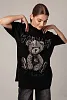 Футболка oversize с принтом мишки