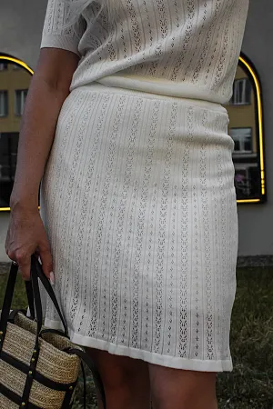 Костюм футболка и юбка oversize