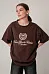 Футболка oversize с круглым вырезом
