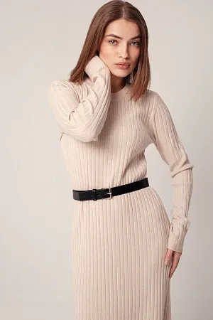 Платье oversize с ремнем