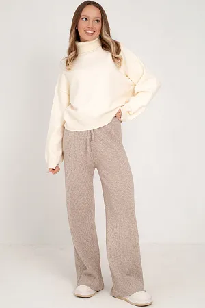 Брюки oversize утепленные