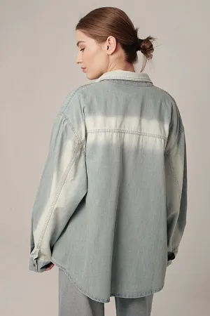 Рубашка джинсовая oversize