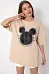 Футболка oversize с кристаллами