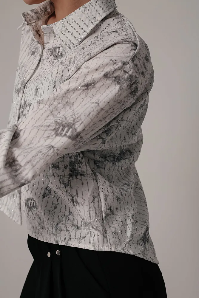 Комплект oversize рубашка и топ