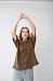 Футболка oversize свободного кроя из хлопка 