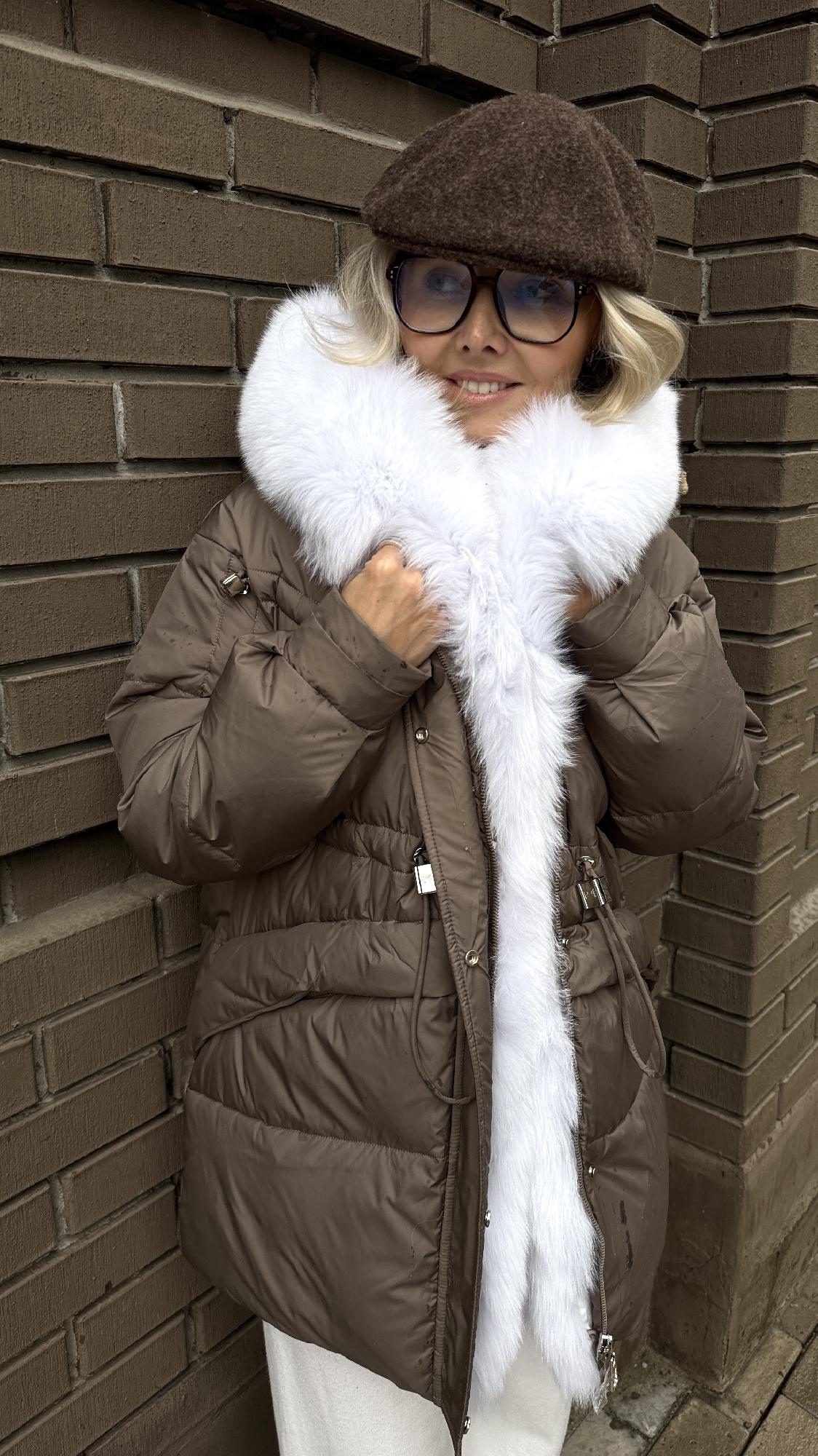 ПУХОВИК С НАТУРАЛЬНЫМ МЕХОМ