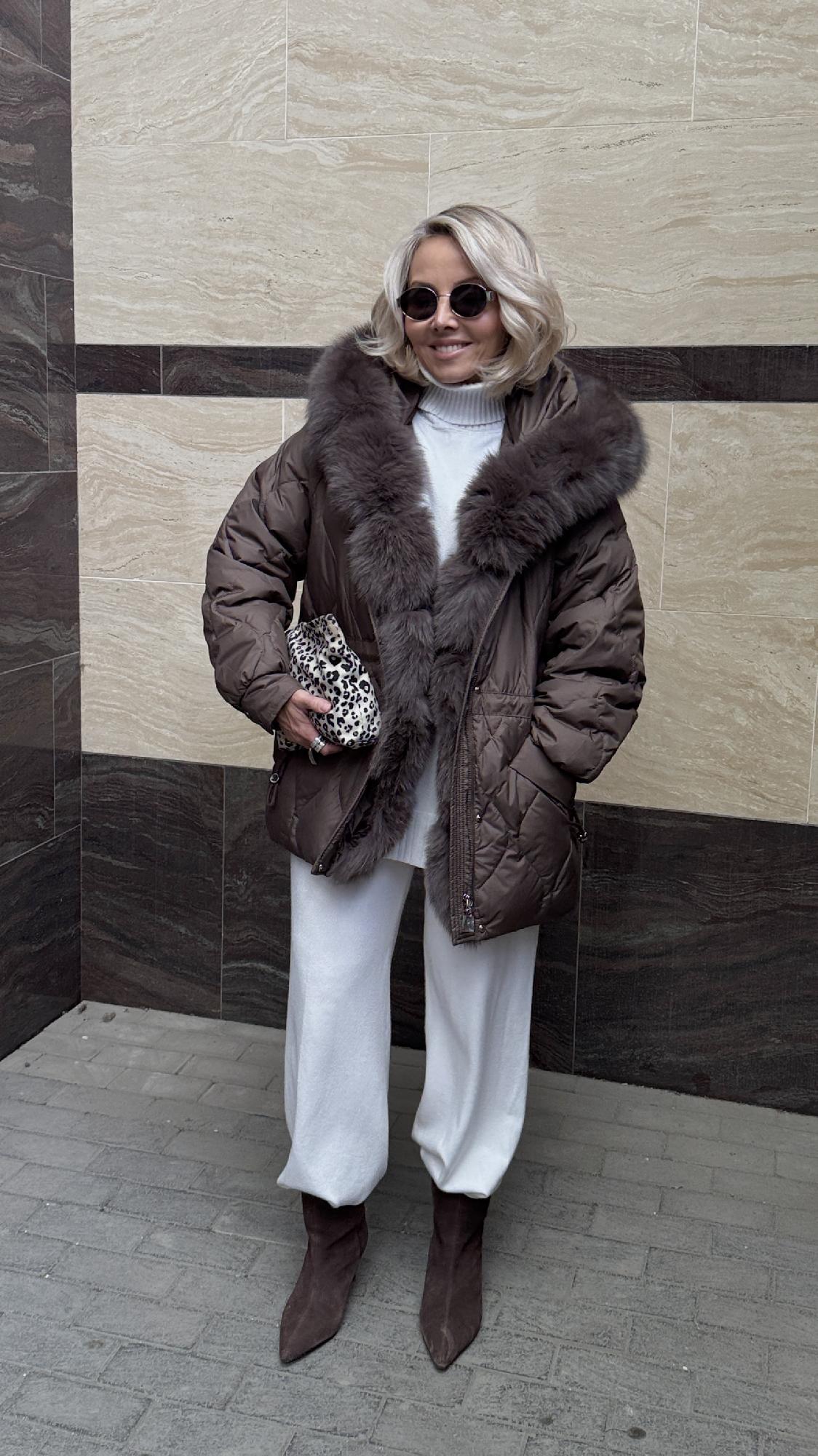 ПУХОВИК С НАТУРАЛЬНЫМ МЕХОМ