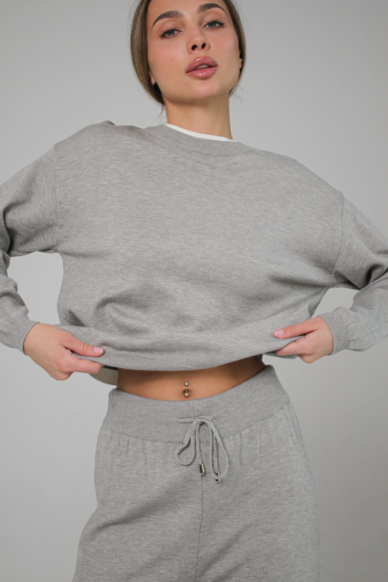 КОСТЮМ ТРИКОТАЖНЫЙ ОВЕРСАЙЗ