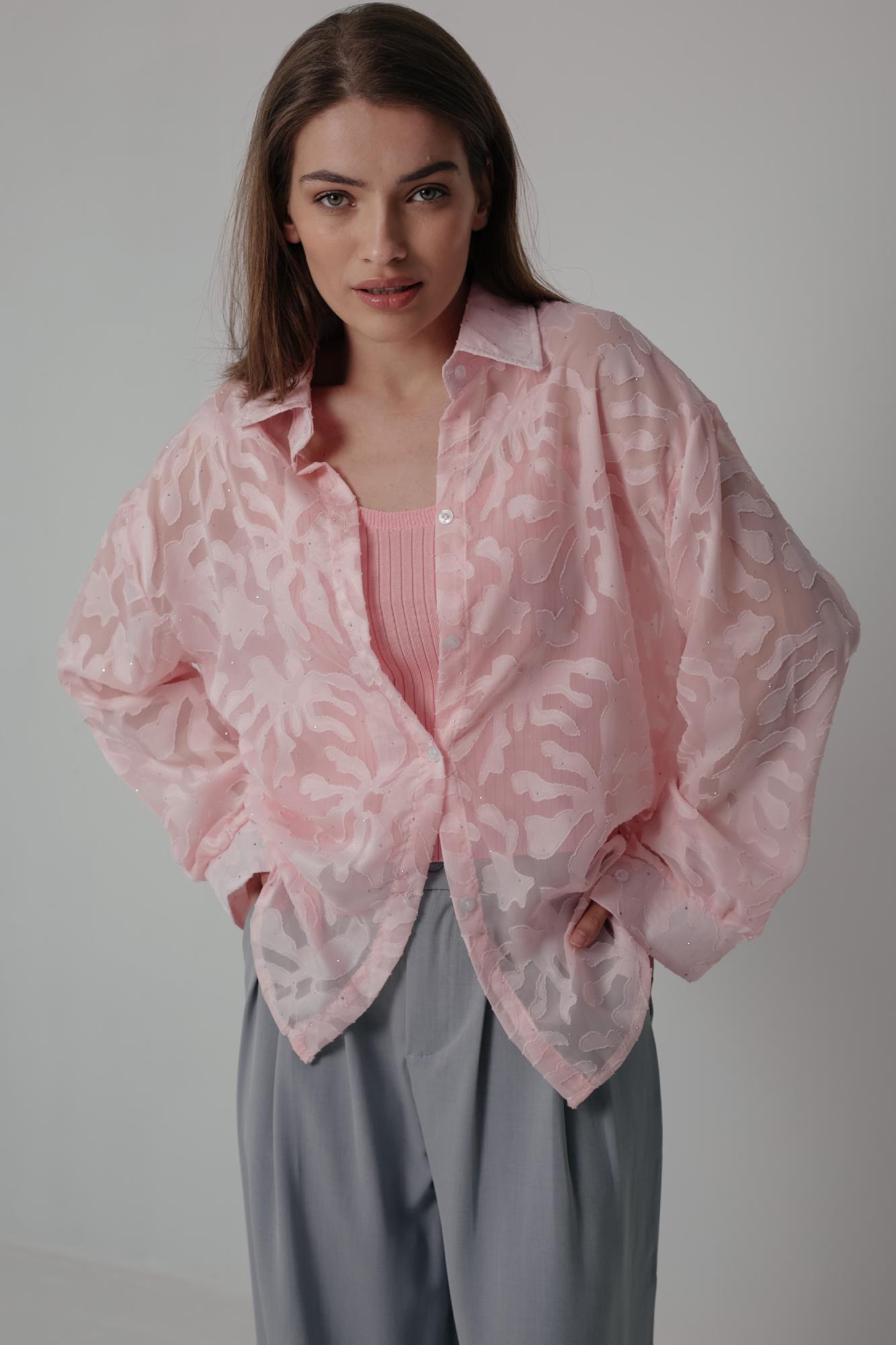 Комплект рубашка и топ oversize