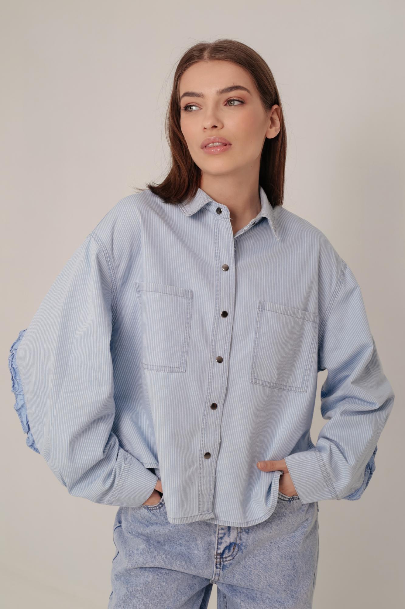 Рубашка джинсовая oversize