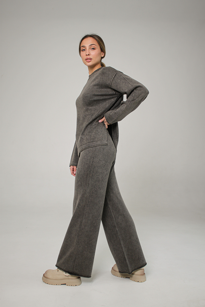 КОСТЮМ ТРИКОТАЖНЫЙ ОВЕРСАЙЗ