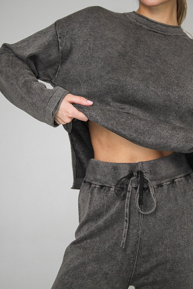 КОСТЮМ ТРИКОТАЖНЫЙ ОВЕРСАЙЗ